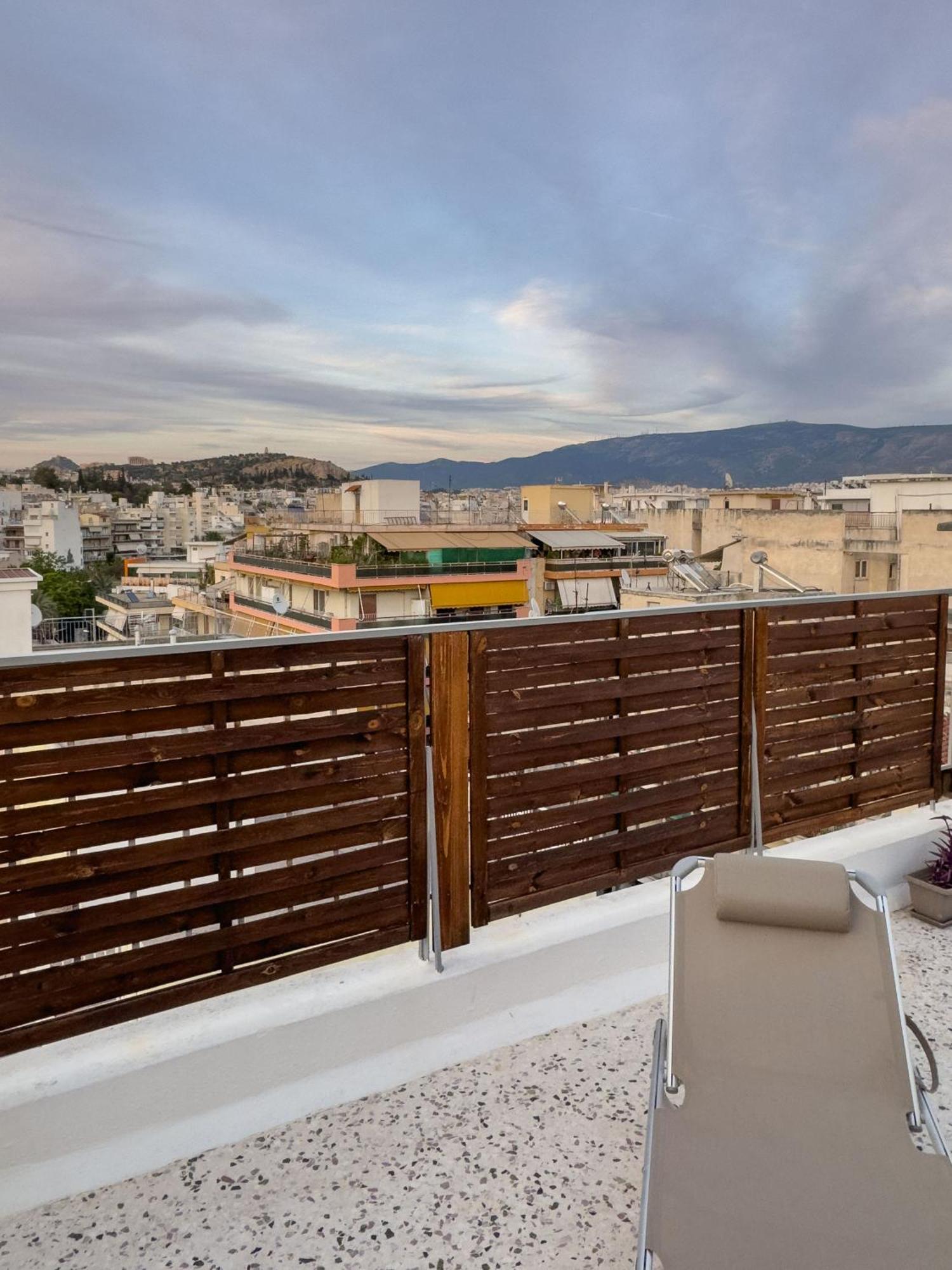 Appartement The Terrace With Acropolis & View Athènes